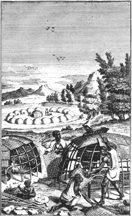 Khoi Huts South Africa Before 1652